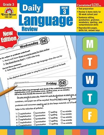 daily language review grade 3 (in English)