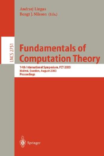 fundamentals of computation theory (in English)