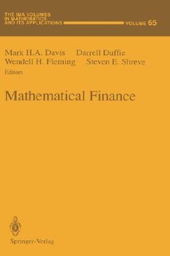 mathematical finance (en Inglés)