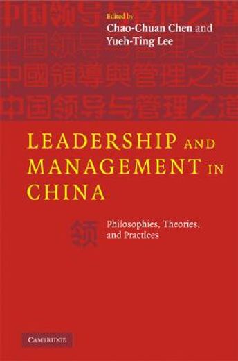 leadership and management in china,philosophies, theories, and practices