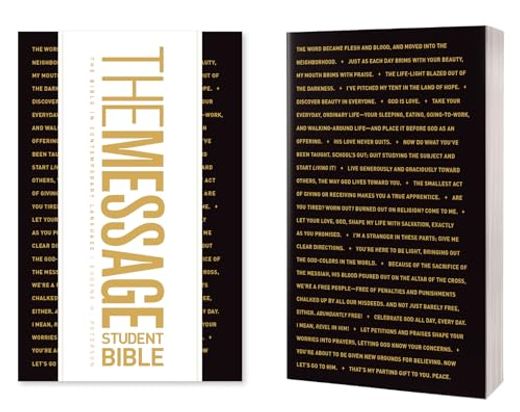 The Message Student Bible (Softcover) (en Inglés)
