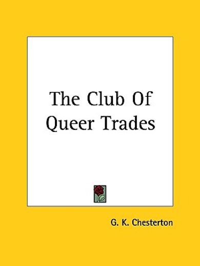 the club of queer trades