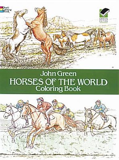 horses of the world coloring book
