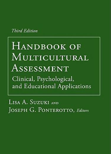 handbook of multicultural assessment,clinical, psychological, and educational applications