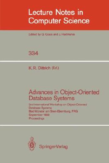 advances in object-oriented database systems