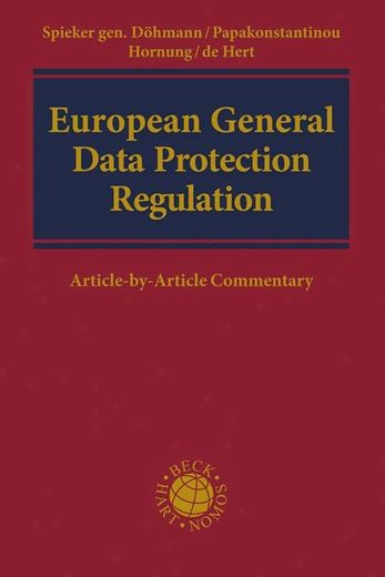 European General Data Protection Regulation (en Inglés)