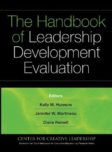 the handbook of leadership development evaluation (en Inglés)