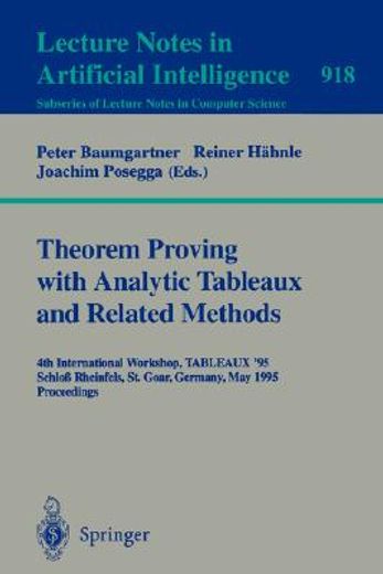 theorem proving with analytic tableaux and related methods (in English)