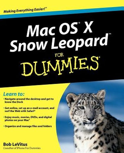 mac os x snow leopard for dummies