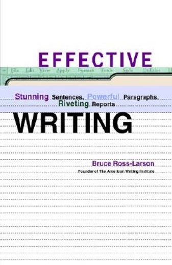 effective writing (en Inglés)