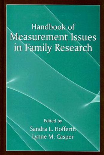 handbook of measurement issues in family research