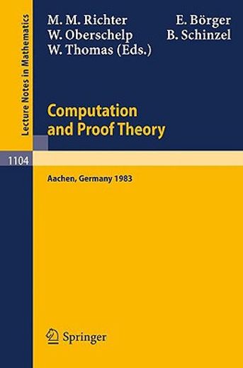 proceedings of the logic colloquium. held in aachen, july 18-23, 1983