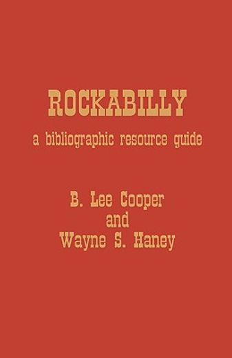 rockabilly,a bibliographic resource guide