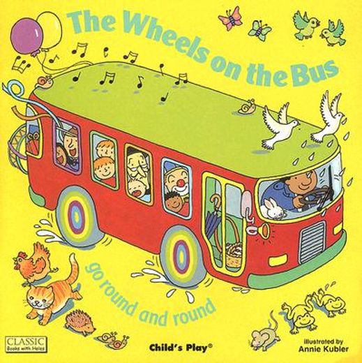 the wheels on the bus,go round and round (in English)