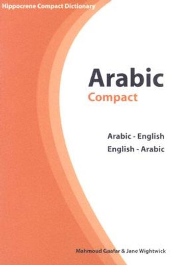 arabic compact dictionary,arabic-english / english-arabic (en Inglés)