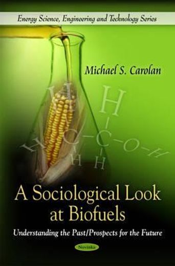 a sociological look at biofuels,understanding the past/ prospects for the future