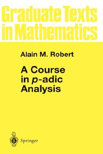 a course in p-adic analysis (in English)