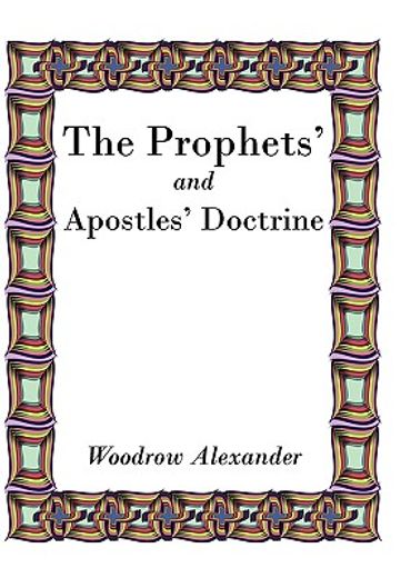 the prophets´ and apostles´ doctrine