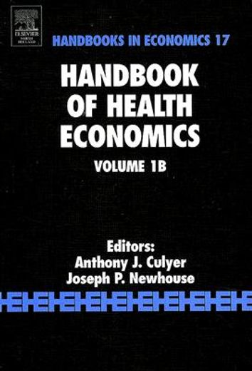 handbook of health economics