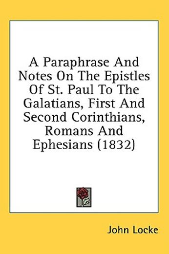 a paraphrase and notes on the epistles o