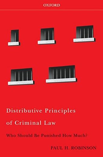 distributive principles of criminal law,who should be punished how much?
