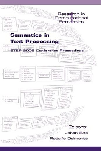 semantics in text processing,step 2008 conference proceedings