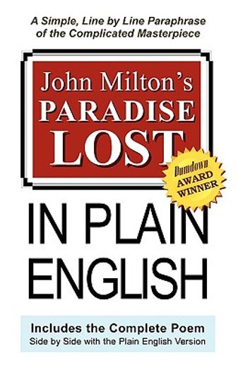 john milton ` s paradise lost in plain english (en Inglés)