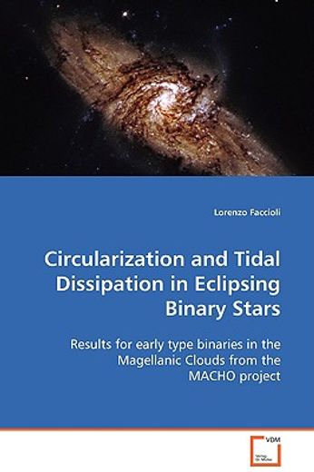 circularization and tidal dissipation in eclipsing binary stars