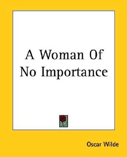 a woman of no importance
