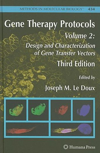 gene therapy protocols,design and characterization of gene transfer vectors