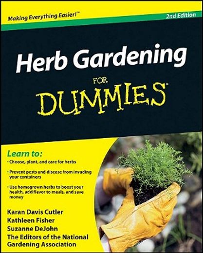 herb gardening for dummies (en Inglés)