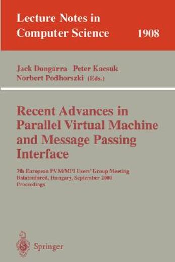 recent advances in parallel virtual machine and message passing interface (in English)