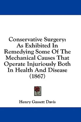 conservative surgery: as exhibited in re