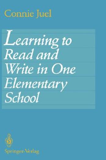 learning to read and write in one elementary school (en Inglés)