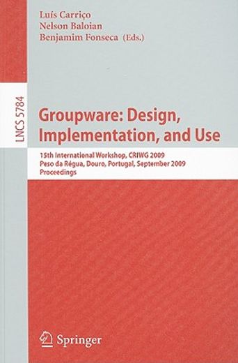 groupware: design, implementation, and use (en Inglés)