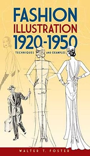 fashion illustration 1920-1950,techniques and examples