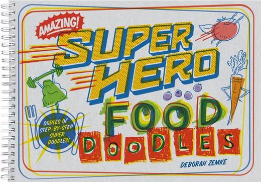 superhero food doodles