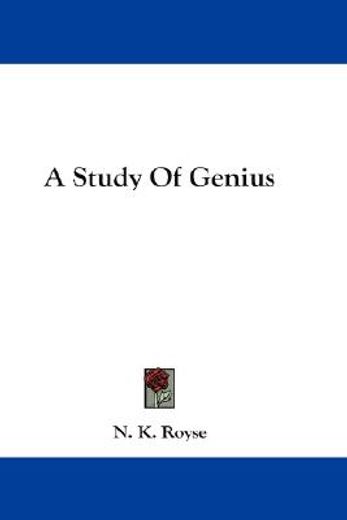 a study of genius