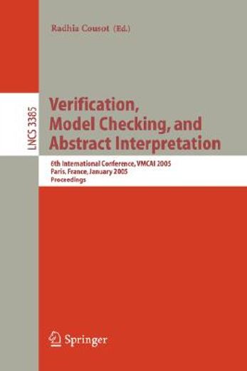 verification, model checking, and abstract interpretation (en Inglés)