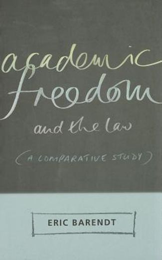 academic freedom and the law,a comparative study