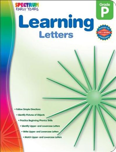 learning letters, preschool