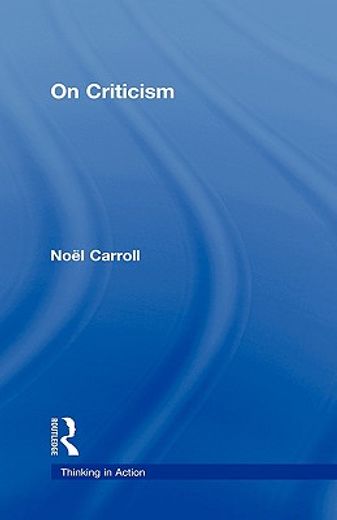 on criticism