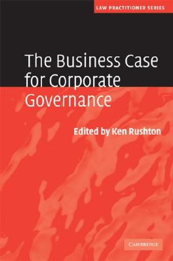 the business case for corporate governance