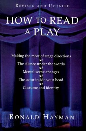 how to read a play (en Inglés)