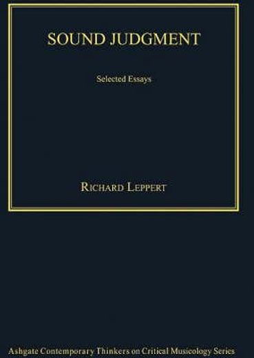 sound judgment,selected essays