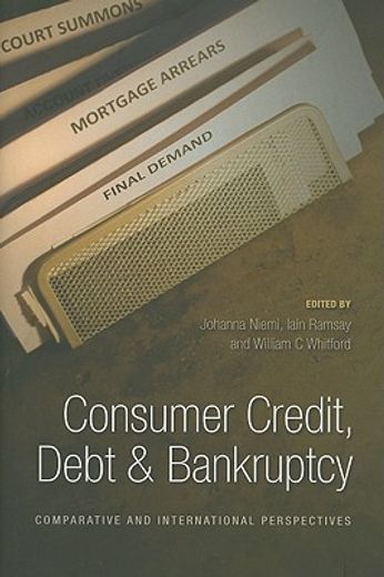 consumer credit, debt and bankruptcy,comparative and international perspectives