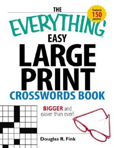the everything easy large-print crosswords book,bigger and easier than ever
