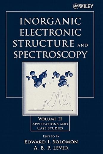 inorganic electronic structure and spectroscopy,applications and case studies (en Inglés)