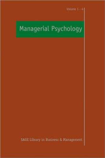 Managerial Psychology (en Inglés)