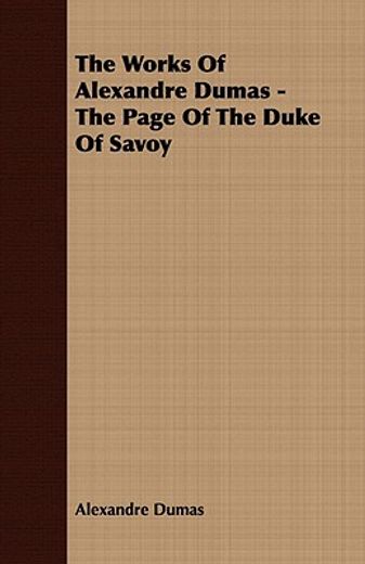 the works of alexandre dumas - the page